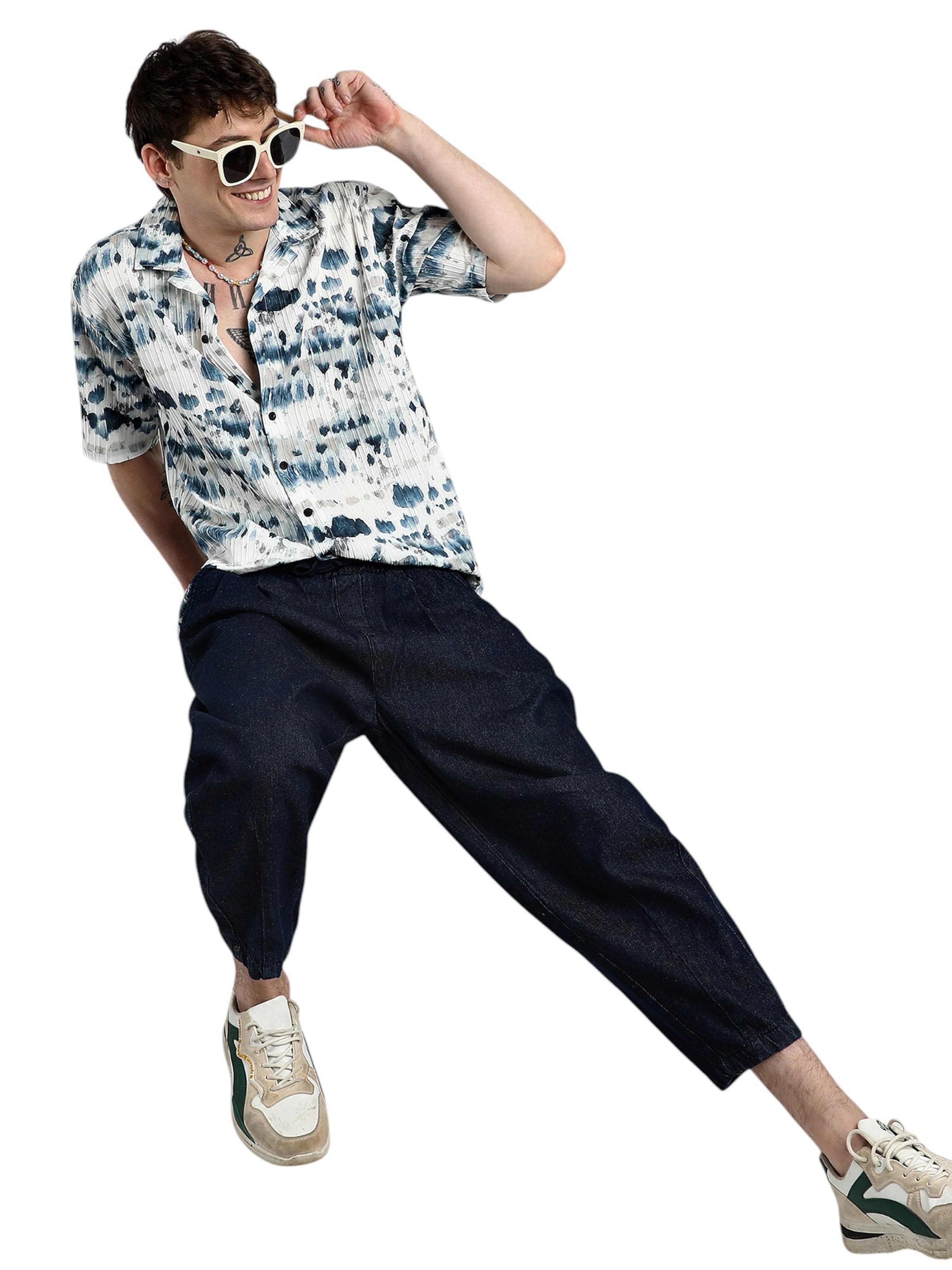 Campus Sutra Regular fit Риза 'Tamia' в синьо