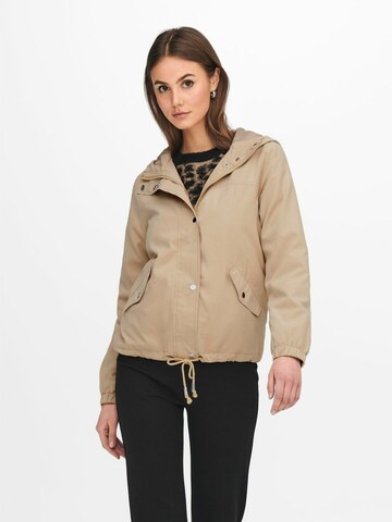 JDY Between-Season Jacket 'New Hazel' in Beige: front