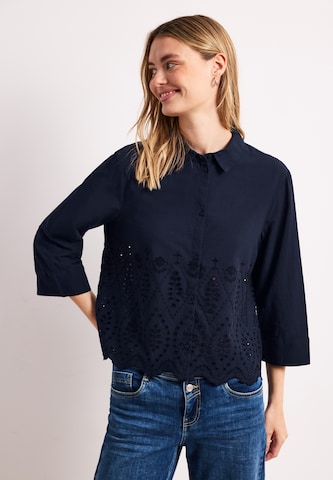 STREET ONE Bluse in Blau: Vorderseite