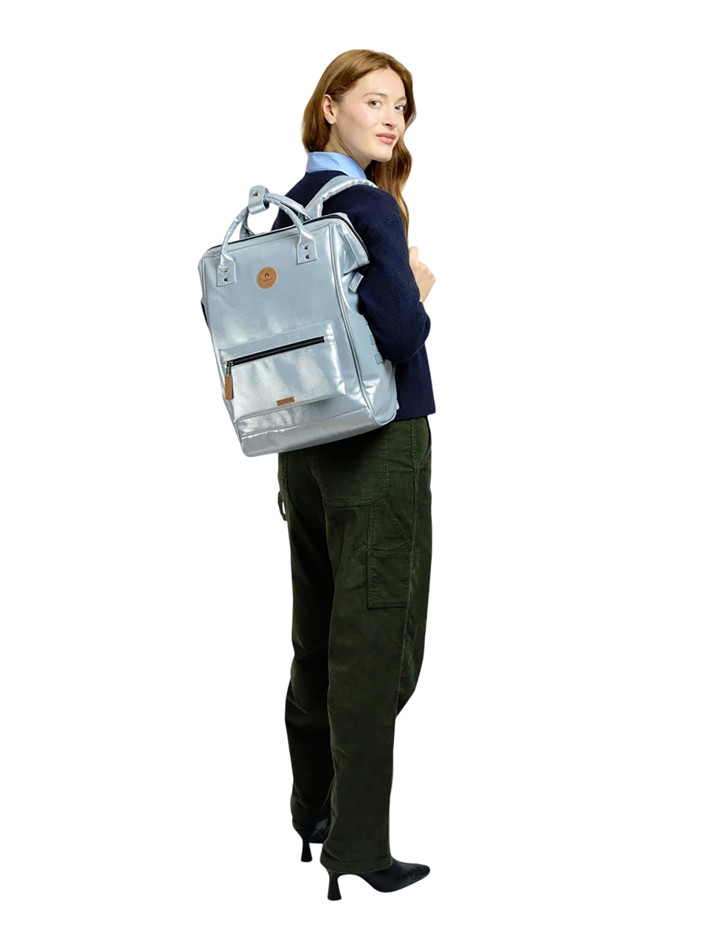 Cabaia Backpack 'Large Fiji' in Silver