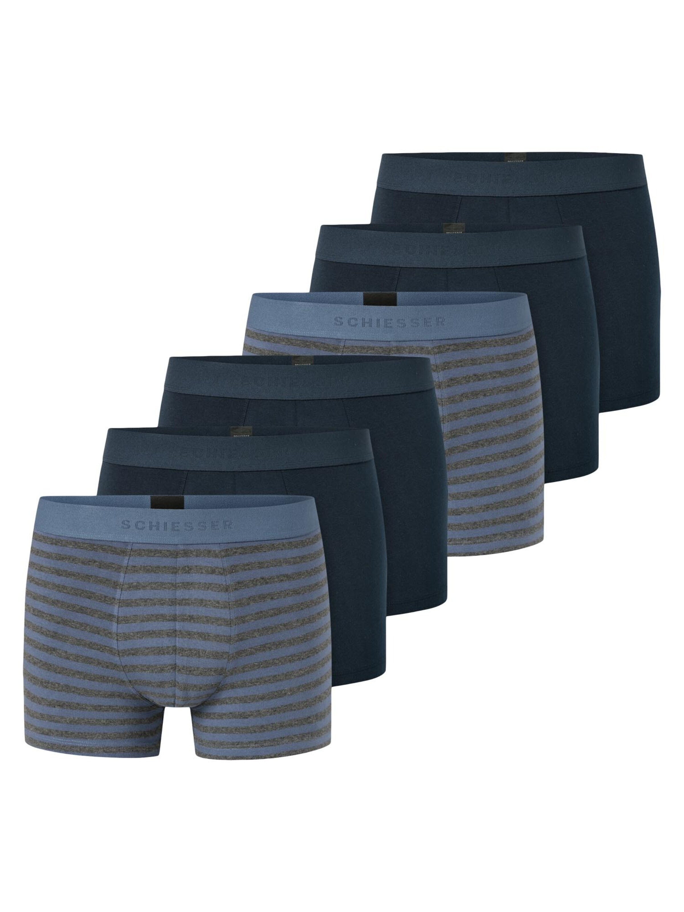 SCHIESSER Boxershorts '95/5 Cotton'‌‌‌‌‌‌‌‌‌‌ in M in blau, Produktansicht