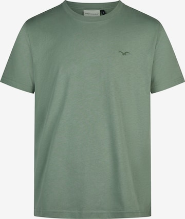 Cleptomanicx T-Shirt 'Ligull Regular' in Grün: Vorderseite