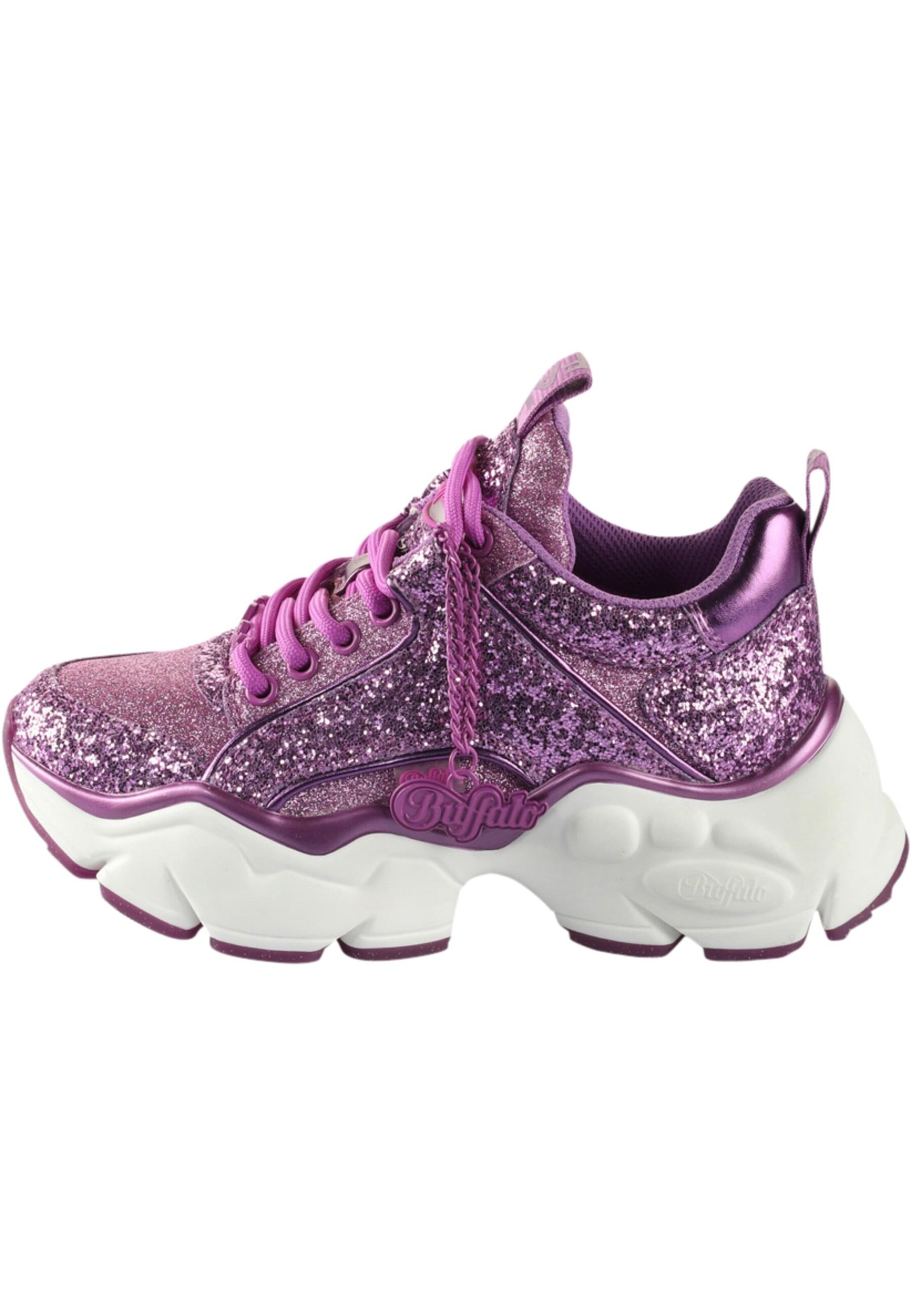 BUFFALO - Sapatilhas baixas em roxo: frente