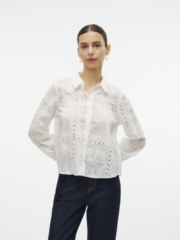 VERO MODA Bluse in Weiß: Vorderseite