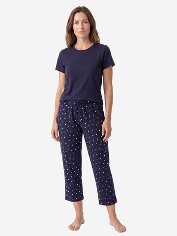 SCHIESSER Pyjama 'Mix & Relax' in Blau