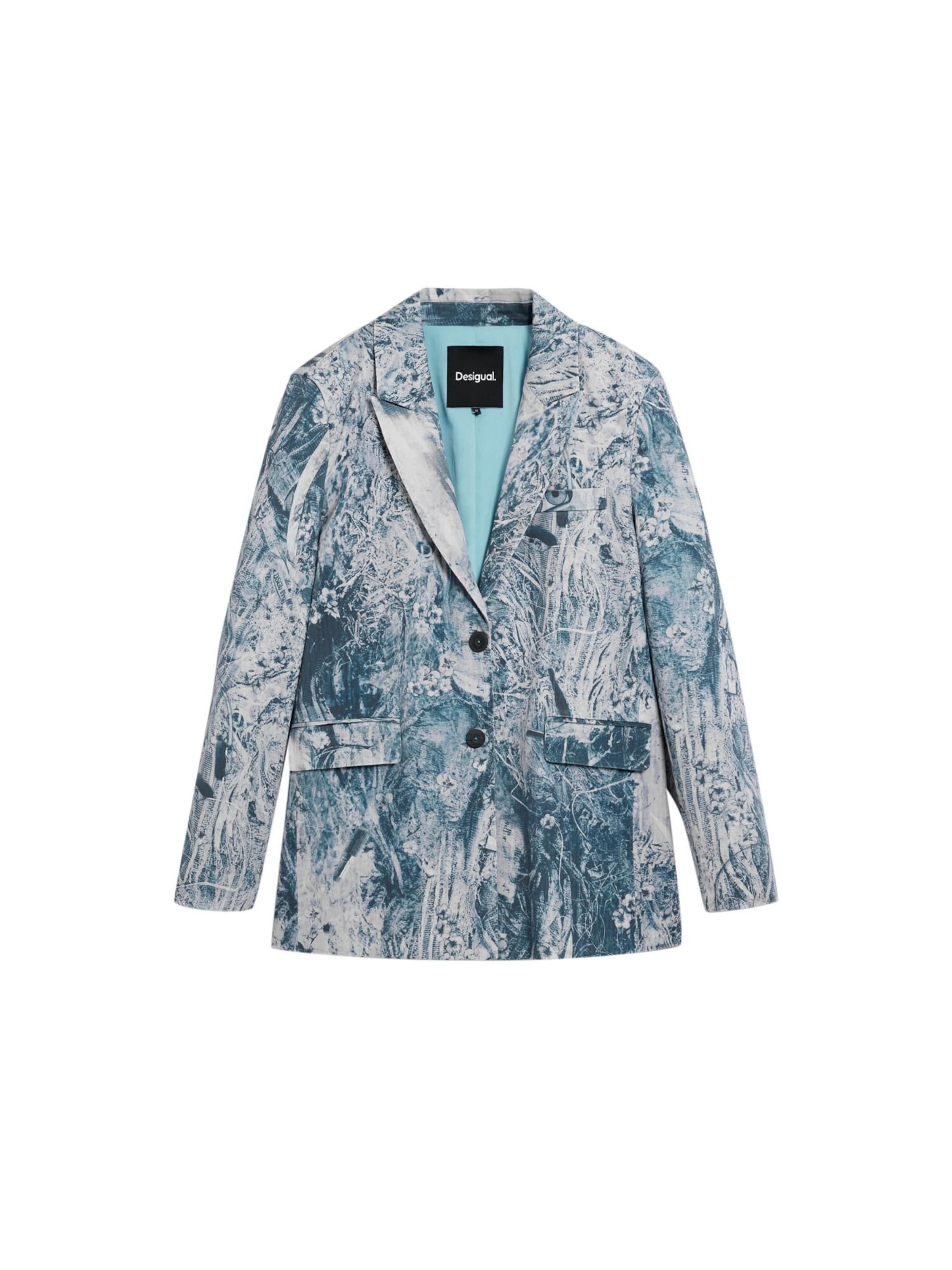 Desigual - Blazer en azul: frente