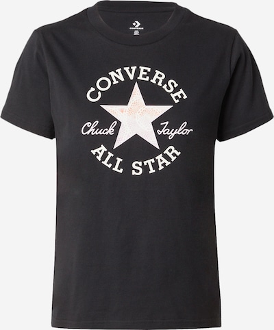 CONVERSE T-Shirt in flieder / pfirsich / schwarz / weiß, Produktansicht