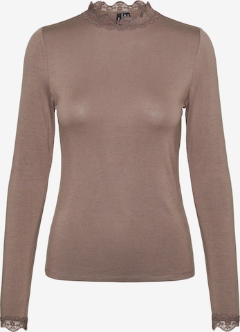 VERO MODA Shirt 'ROSA' in Brown: front