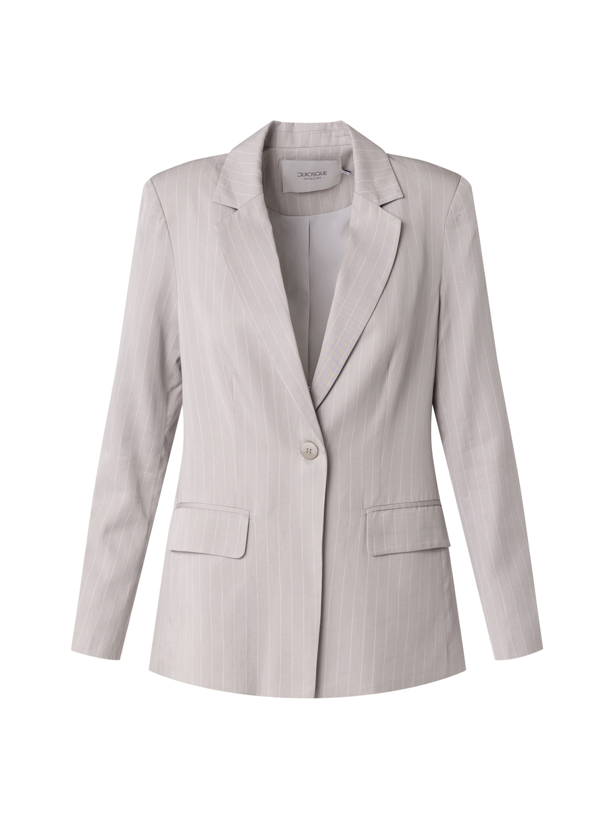 Sacou de la Quiosque pe gri: față