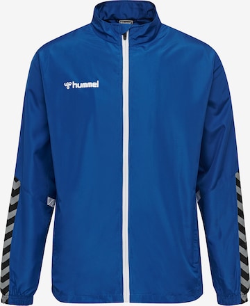 Hummel Sportjas in Blauw: voorkant