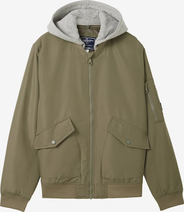 TOM TAILOR Between-Season Jacket in Green: front