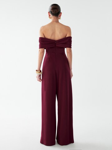 Combinaison 'Amalie' BWLDR en rouge : derrière