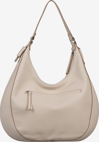 TOM TAILOR Schultertasche 'Luise' in Beige: predná strana