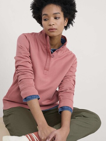 Seasalt Cornwall Sweatshirt 'Greenshank' in Roze