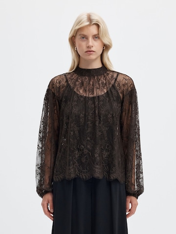 SELECTED - Blusa en marrón: frente