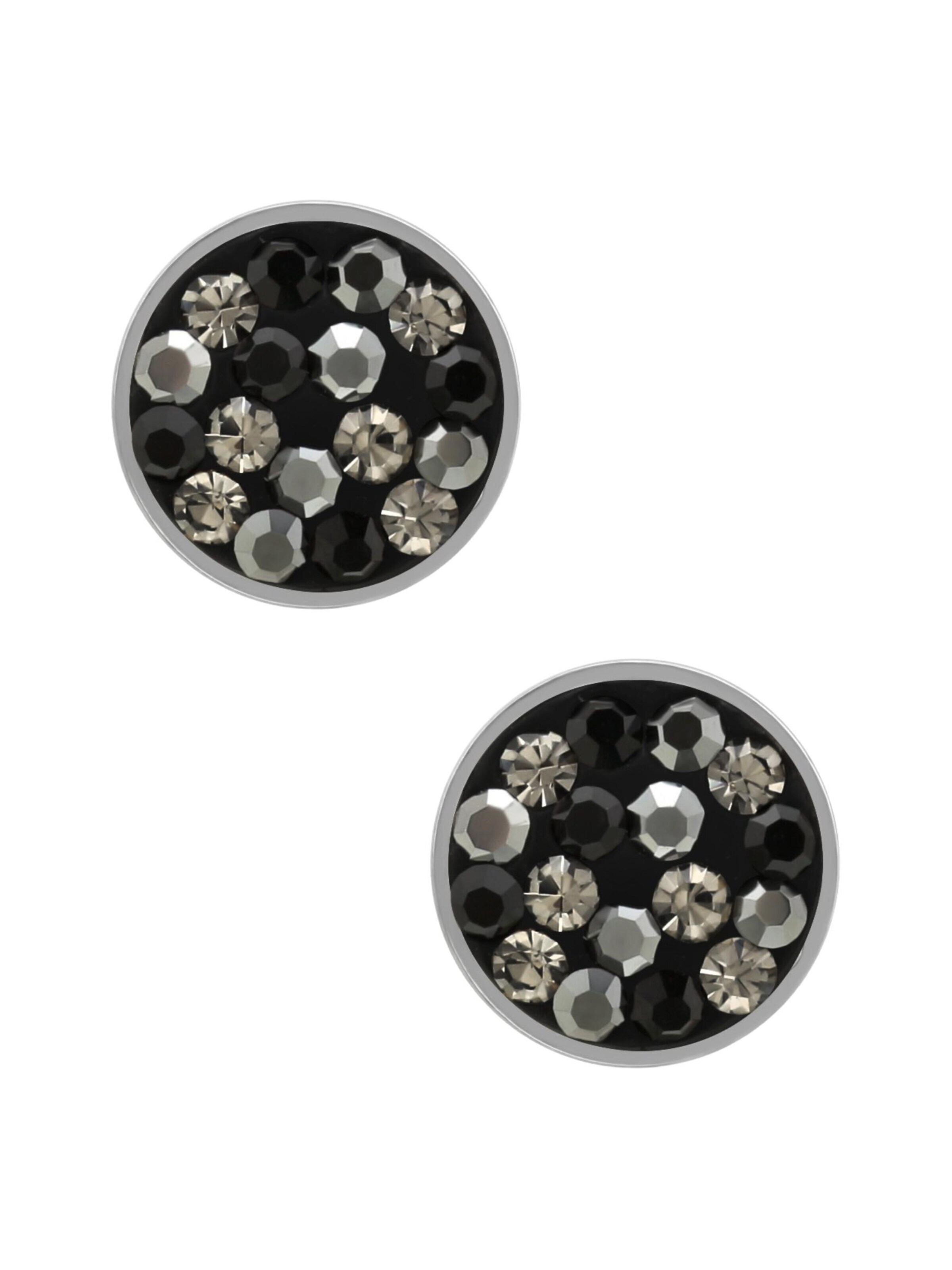 Boucles d'oreilles Maxte en noir