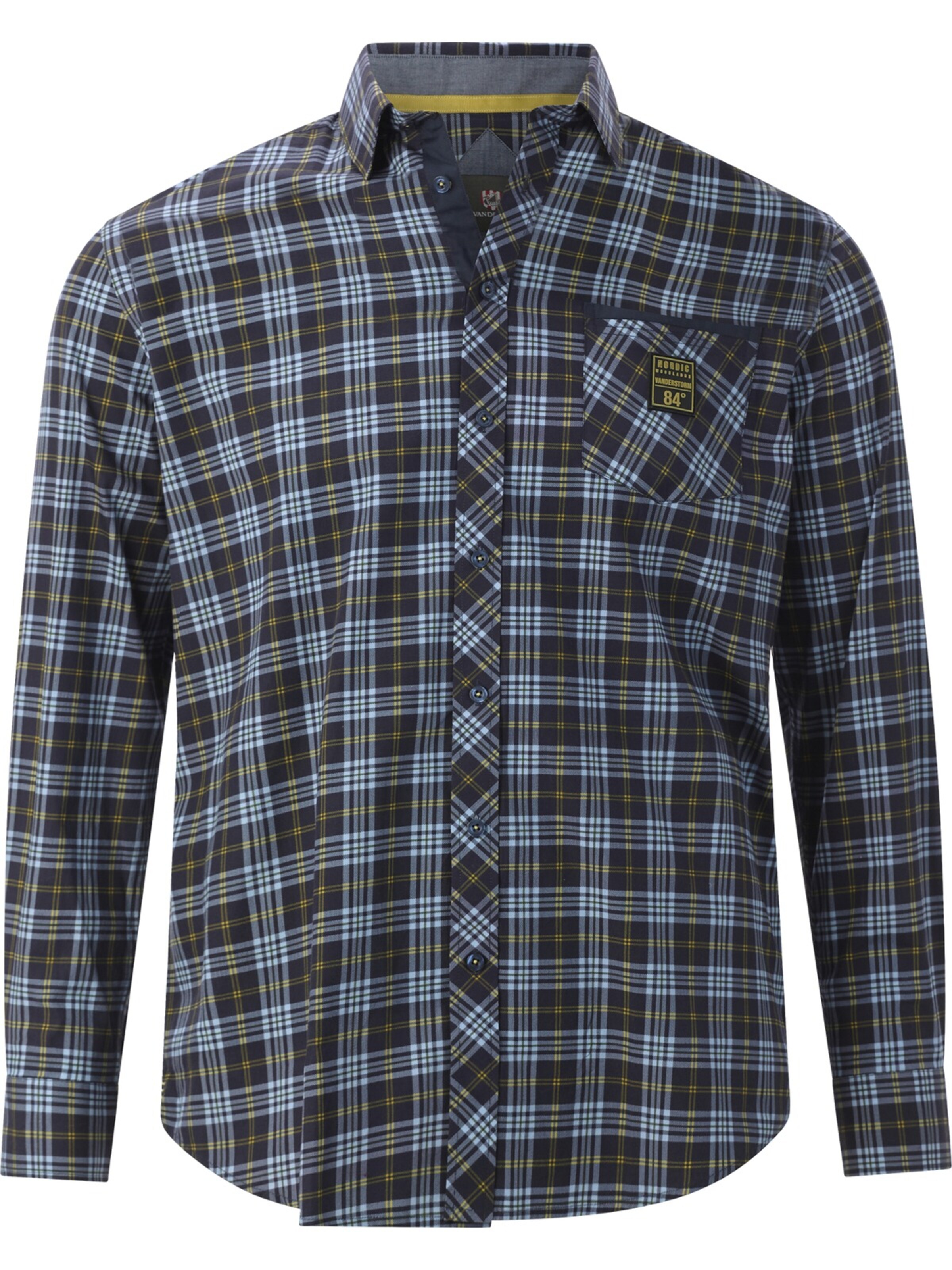 Jan Vanderstorm Comfort fit Button Up Shirt 'Jorgren' in Blue: front