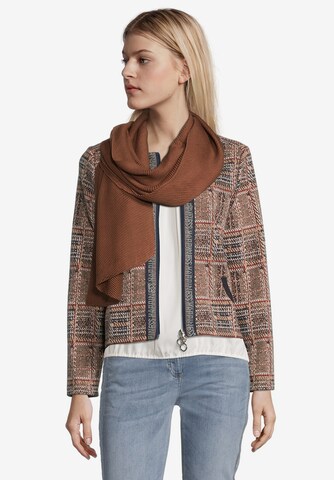 Betty Barclay Scarf in Brown: front