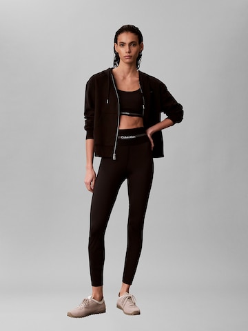 Skinny Pantalon de sport 'Quick-Dry' Calvin Klein Sport en noir
