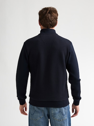 Petrol Industries - Sudadera con cremallera en azul