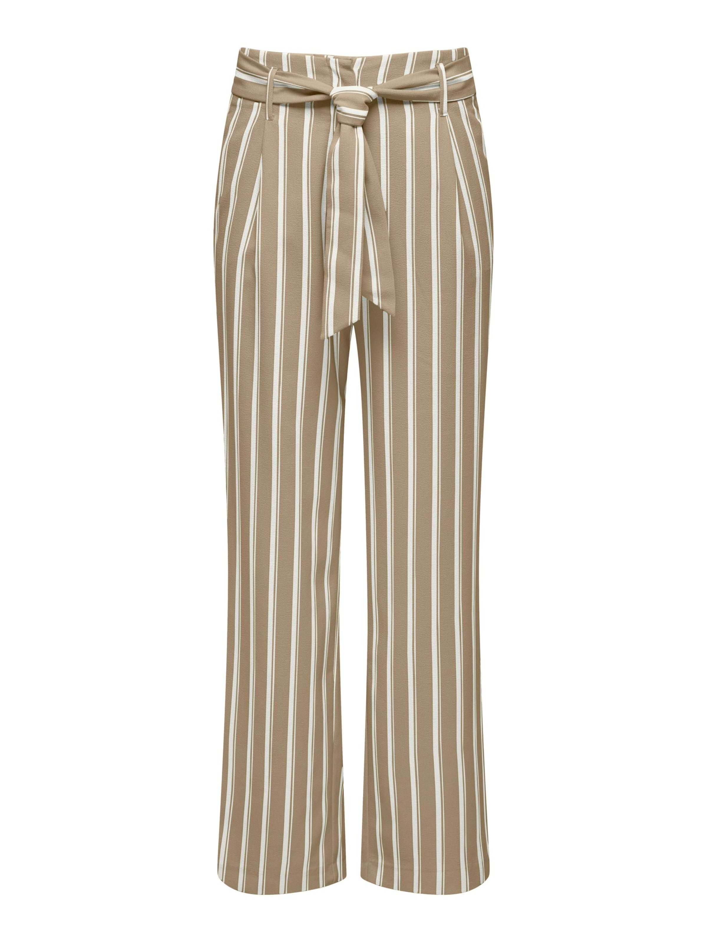 ONLY Широки крачоли Панталон с набор 'Lowa' в бежово: отпред