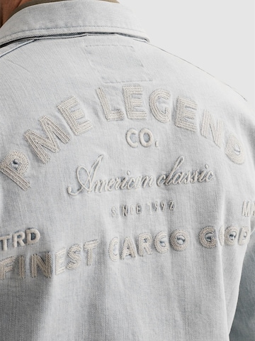 Giacca di mezza stagione 'Denim jacket with embroidered artwork' di PME Legend in blu