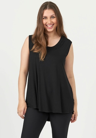Pont Neuf Top in Black: front