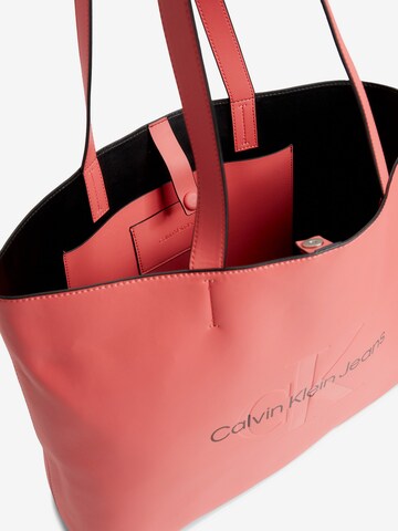 Calvin Klein Jeans Shopper in Rood