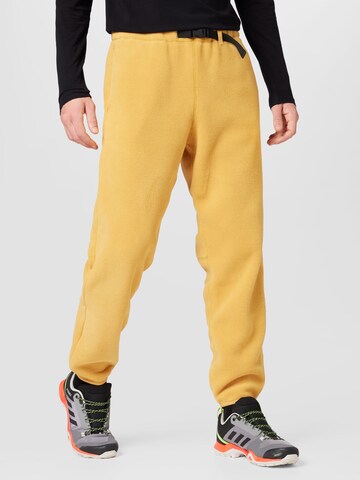 Regular Pantalon de sport 'OSLOER' JACK WOLFSKIN en or : devant