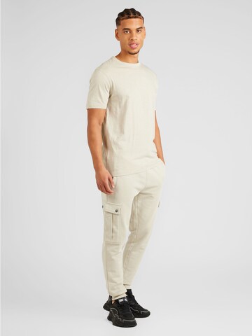 Effilé Pantalon cargo 'Seteam' BOSS en beige