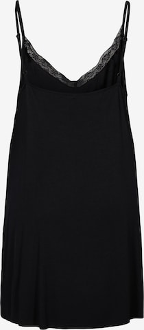 Zizzi Koszula nocna 'LACE' w kolorze czarny: przód