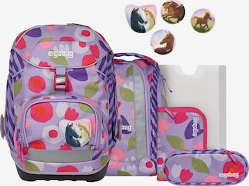 ergobag Backpack 'Schulranzen-Set pack Set' in Purple: front