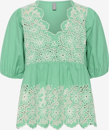 CULTURE Blouse 'Valda ' in Green: front