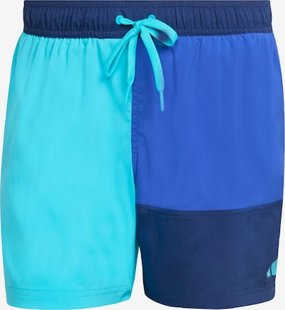 ADIDAS SPORTSWEAR Calções de surf 'COLORBLOCK SWIM SHORTS' em XS/regular em azul / navy / aqua, Vista do artigo