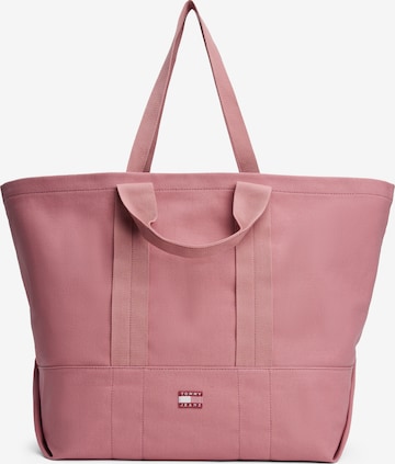Tommy Jeans Шоппер в Ярко-розовый: спереди