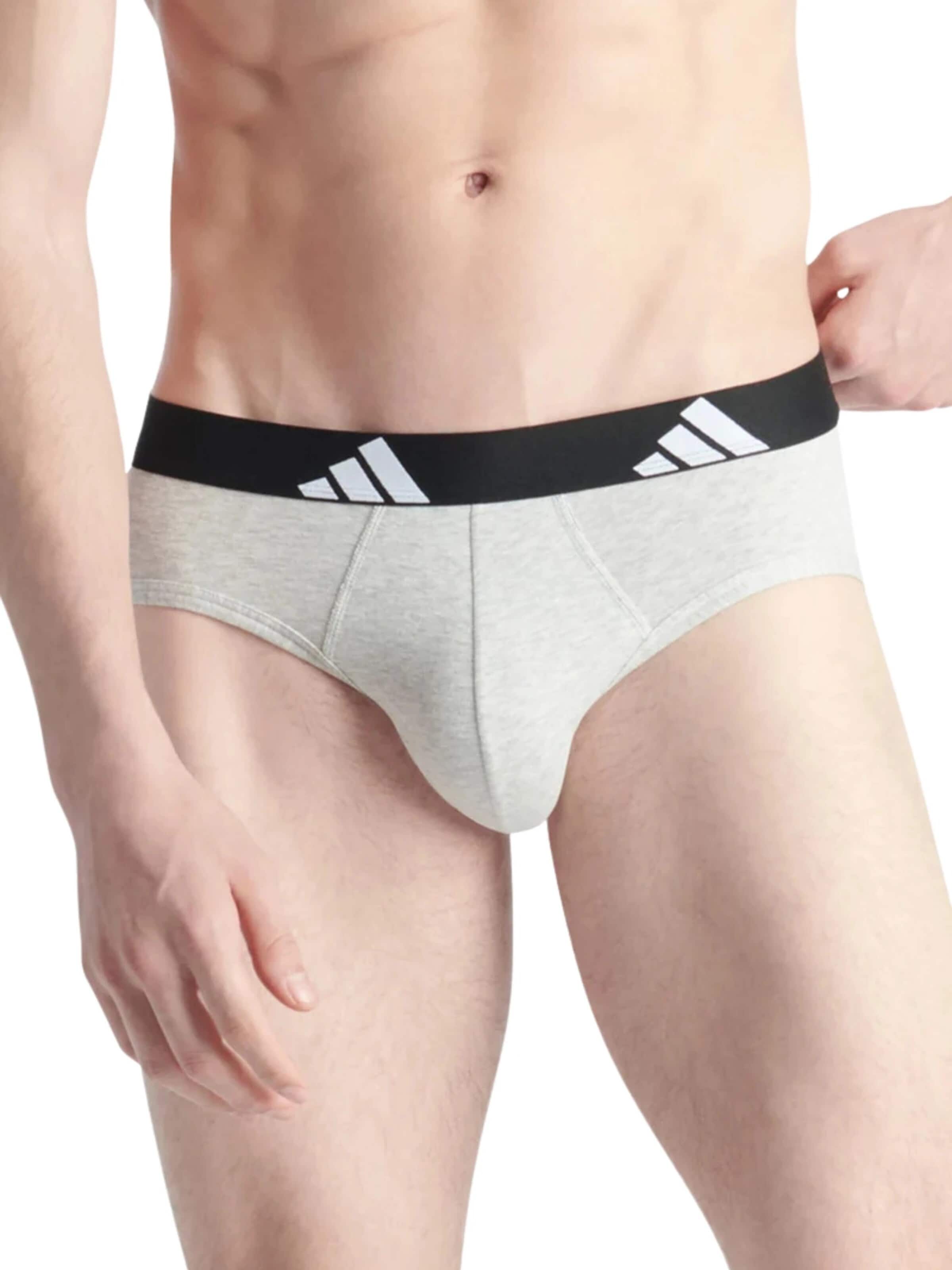 ADIDAS SPORTSWEAR - Calzoncillo boxer 'Bipack slips adidas negro/blanco active flex cotton pack' en Mezcla de colores