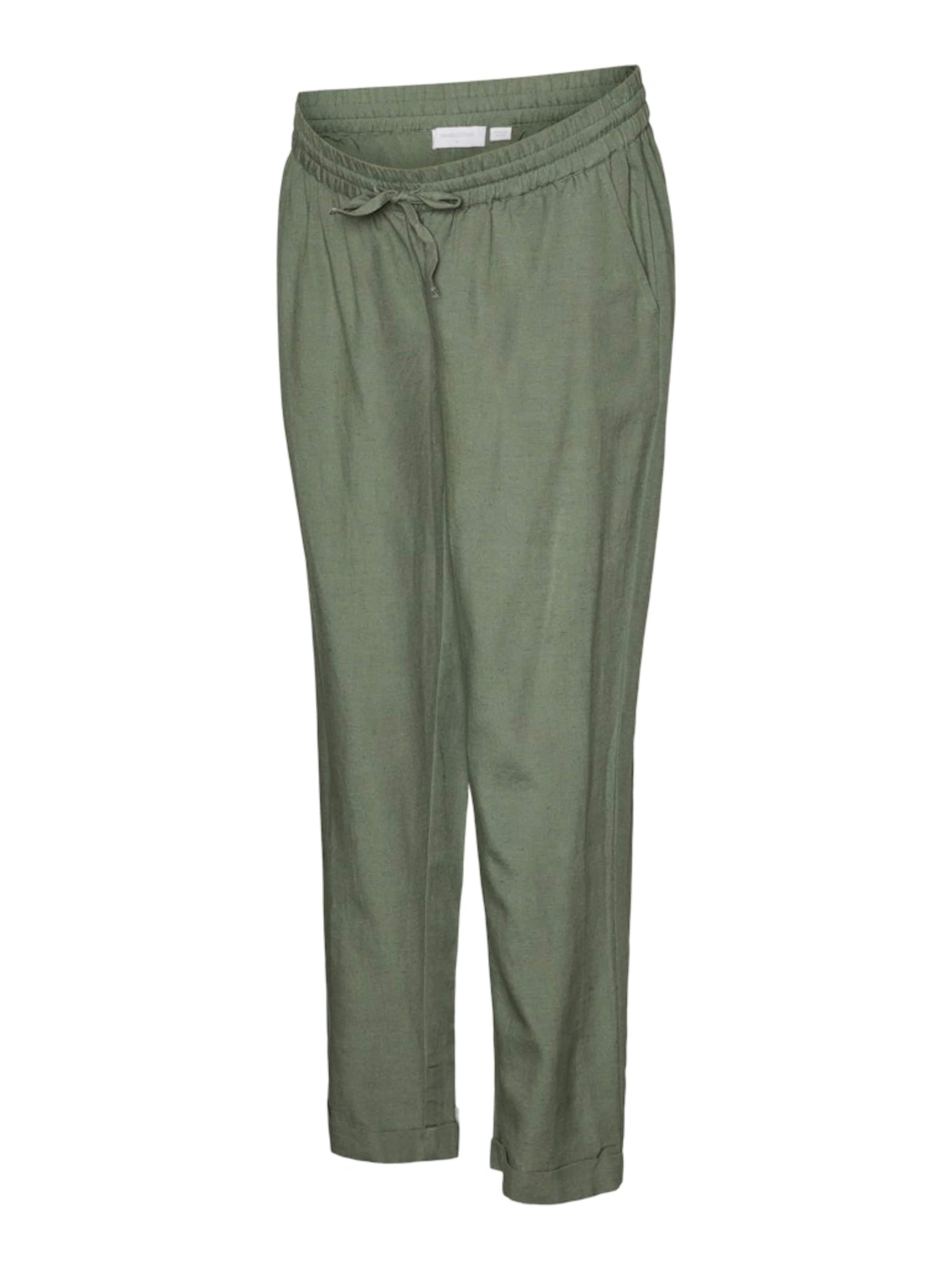 MAMALICIOUS Loosefit Παντελόνι 'Petra' σε πράσινο: μπροστά