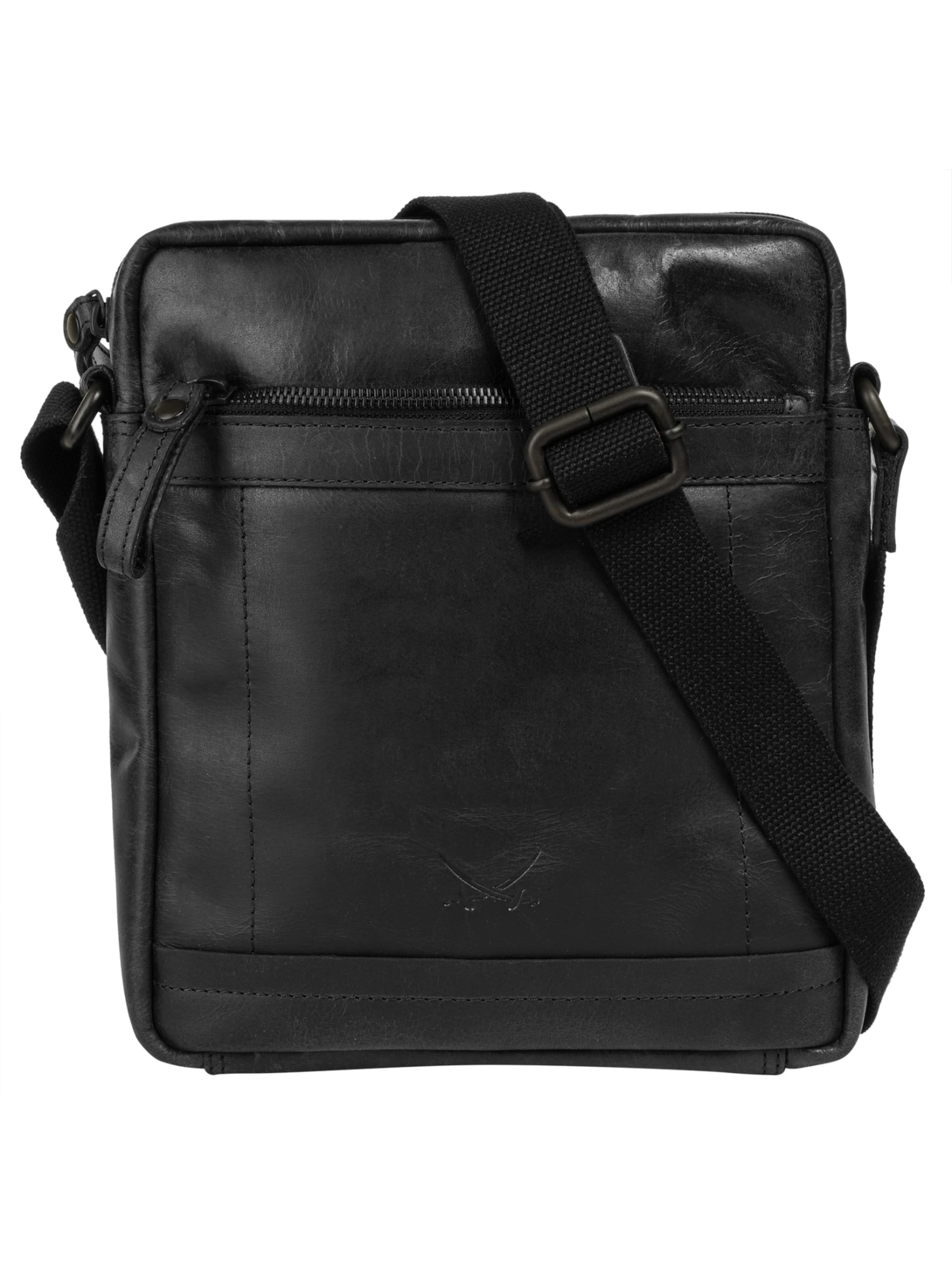 Sac à bandoulière SANSIBAR en noir : devant