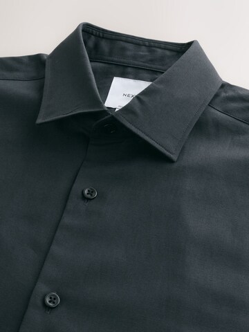 Next Regular Fit Hemd 'N. Premium' in Schwarz