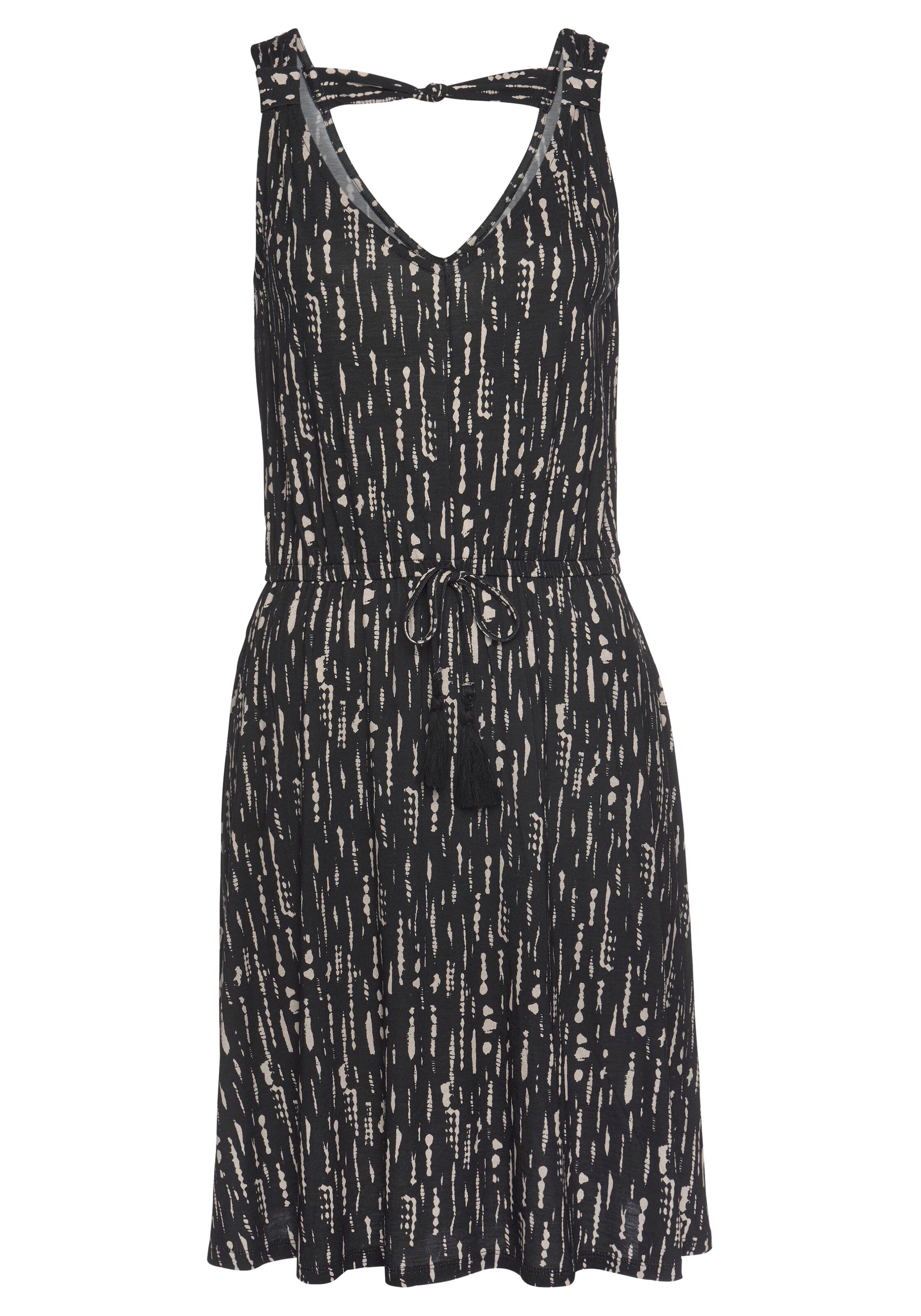 s.Oliver Платье в Черный: спереди