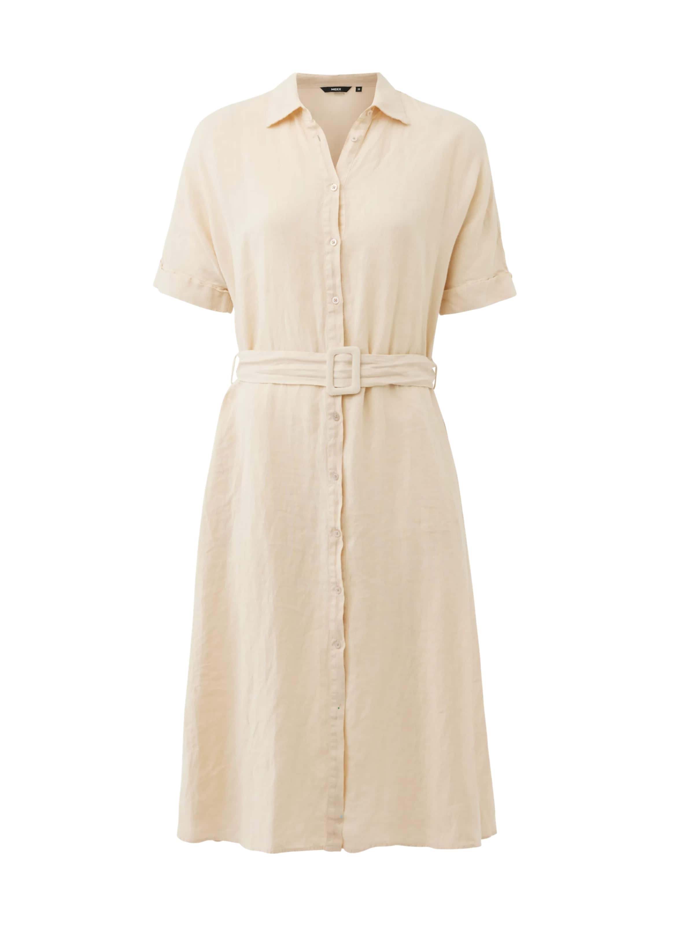 MEXX - Vestido camisero en beige: frente