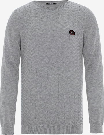 CIPO & BAXX Sweater in Grey: front