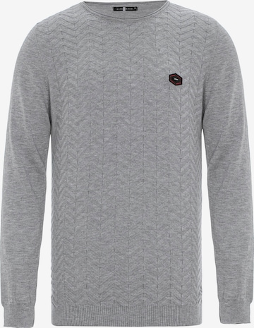 CIPO & BAXX Sweater in Grey: front