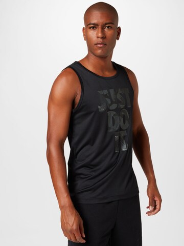 NIKE Performance Shirt in Black: front