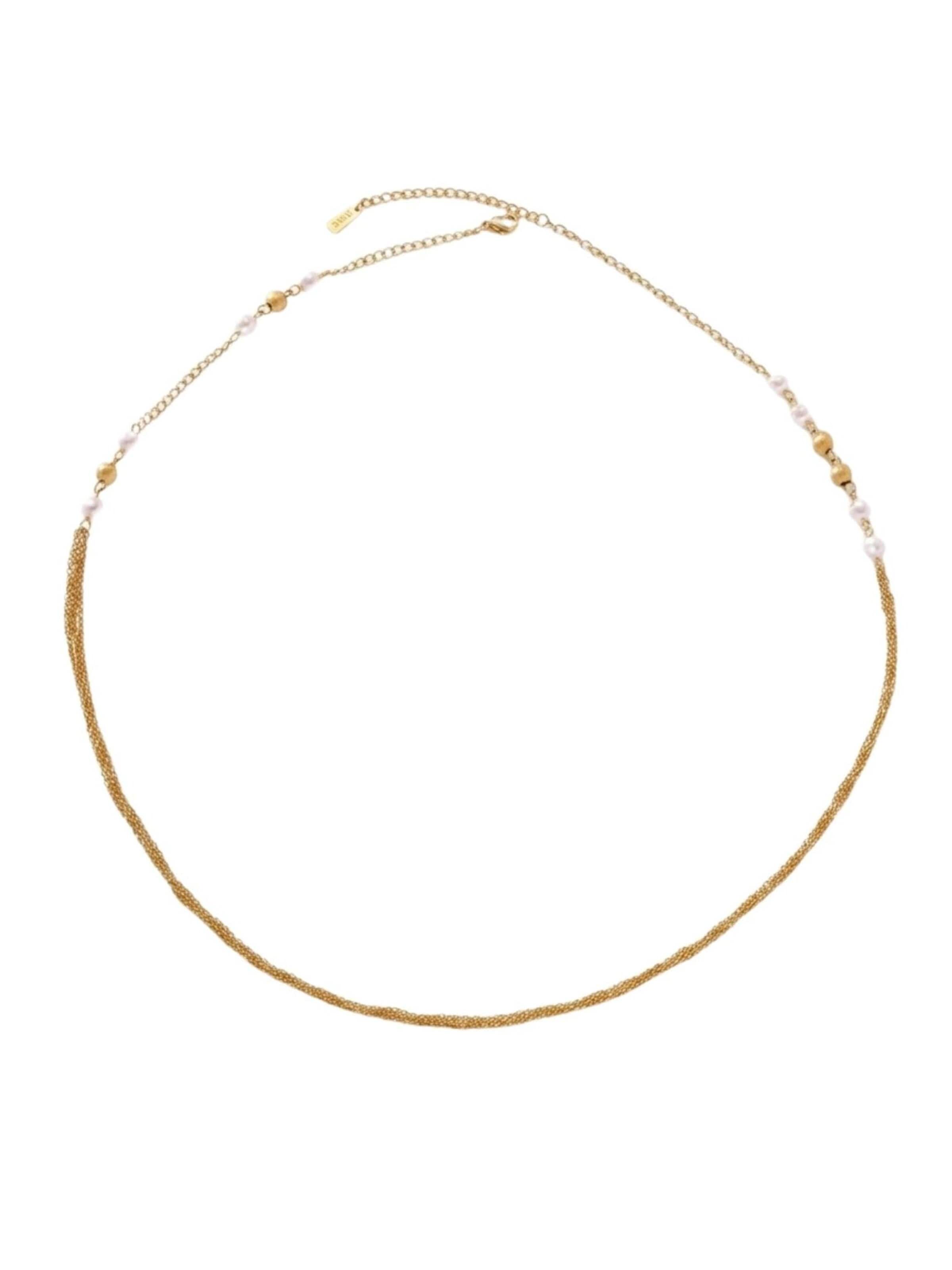 DNSK Copenhagen Necklace 'LINNEA' in Gold: front