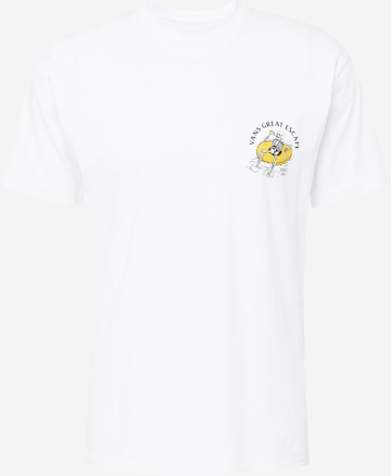 T-Shirt 'Permanent Vacation' VANS en blanc : devant