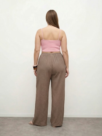 CITA MAASS Wide Leg Bukser i beige