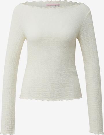 T-shirt QS en beige : devant