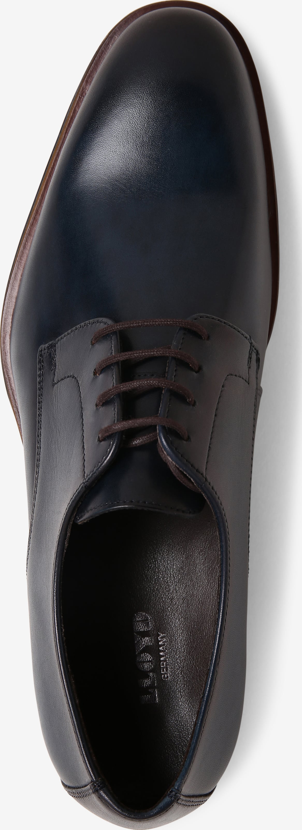 Zapatos De Cordones Lloyd Para Hombre - Cuero Liso Elegante, Ideales Para Oficina Y Negocios, Color Marrón
