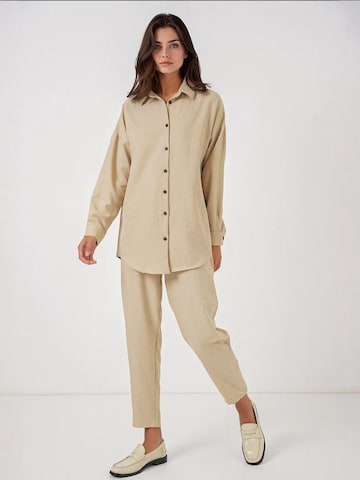 Bigdart Broekpak in Beige: voorkant